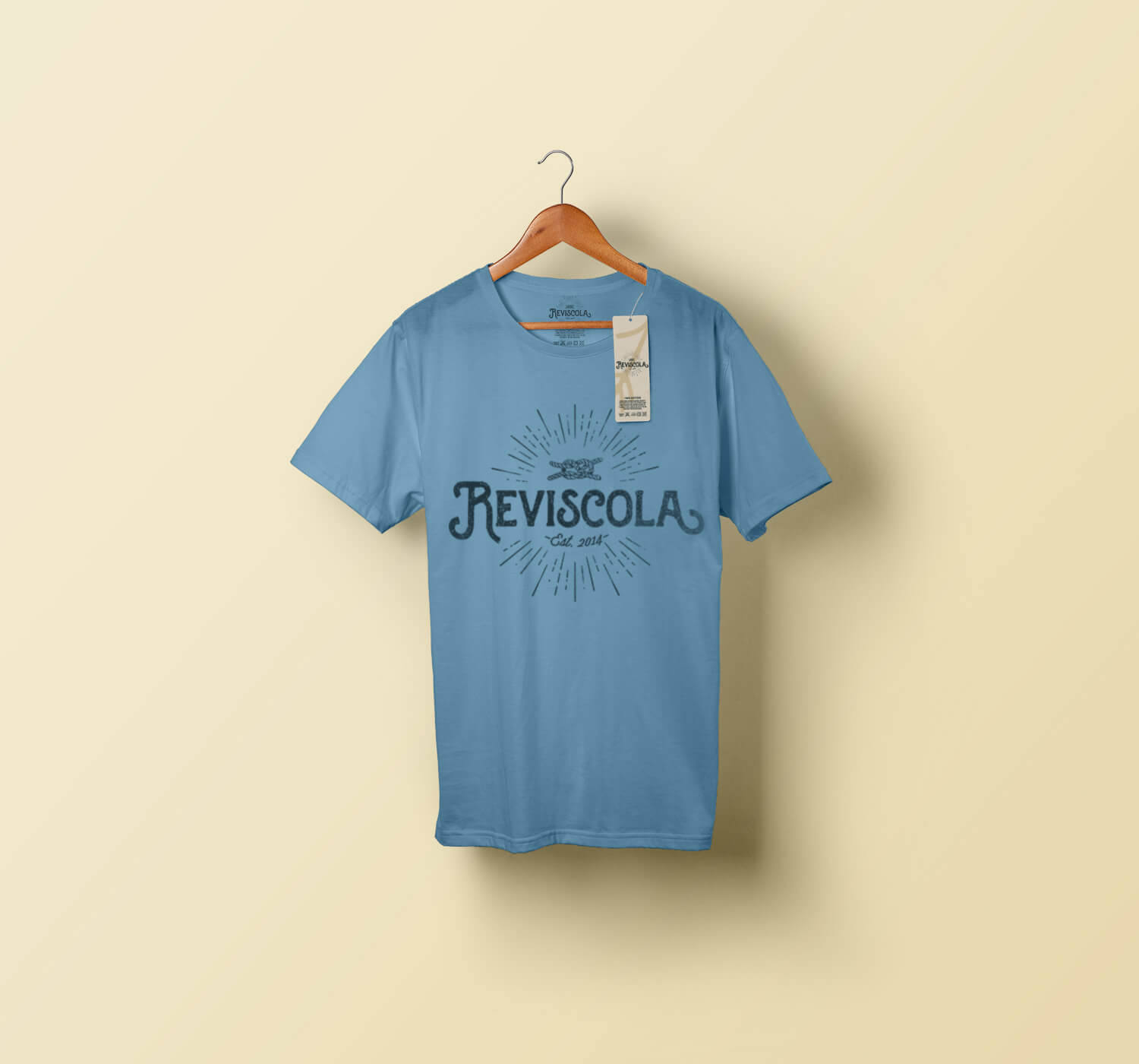 Camiseta con logotipo Reviscola